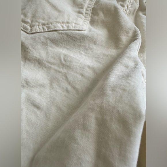 J. McLaughlin women’s size 8 textured cotton light  cream pants slacks ex cond - Picture 6 of 10